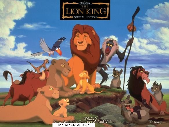 the lion king leu (the lion king) este un film de lansat �n 1994 produs de walt disney feature